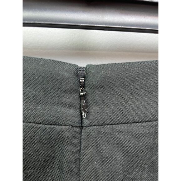 J Crew Skirt Womens size 4 black pencil Basic Minimalist 100% cotton - Picture 4 of 5